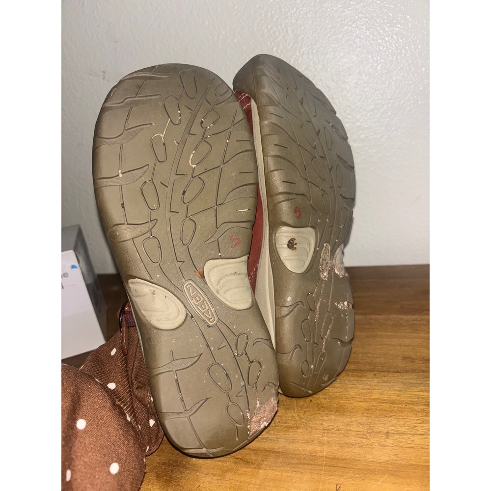 Keen Presidio II Shoes Women 9 Leather Mary Jane Comfort Flats - Picture 5 of 8